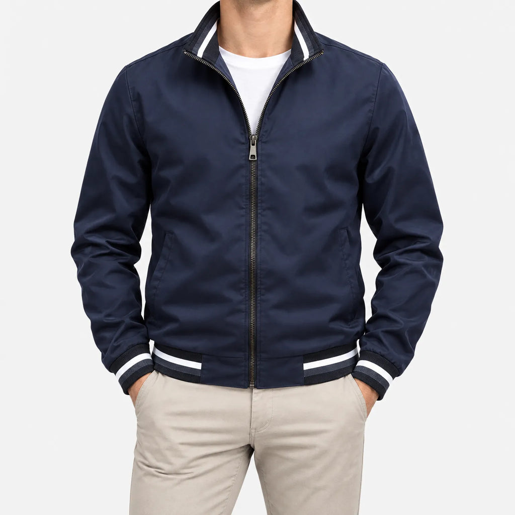 Bravion - Sportliche Übergangsjacke Mit Stehkragen Kühle Frühlings- Und Herbsttage Draußen