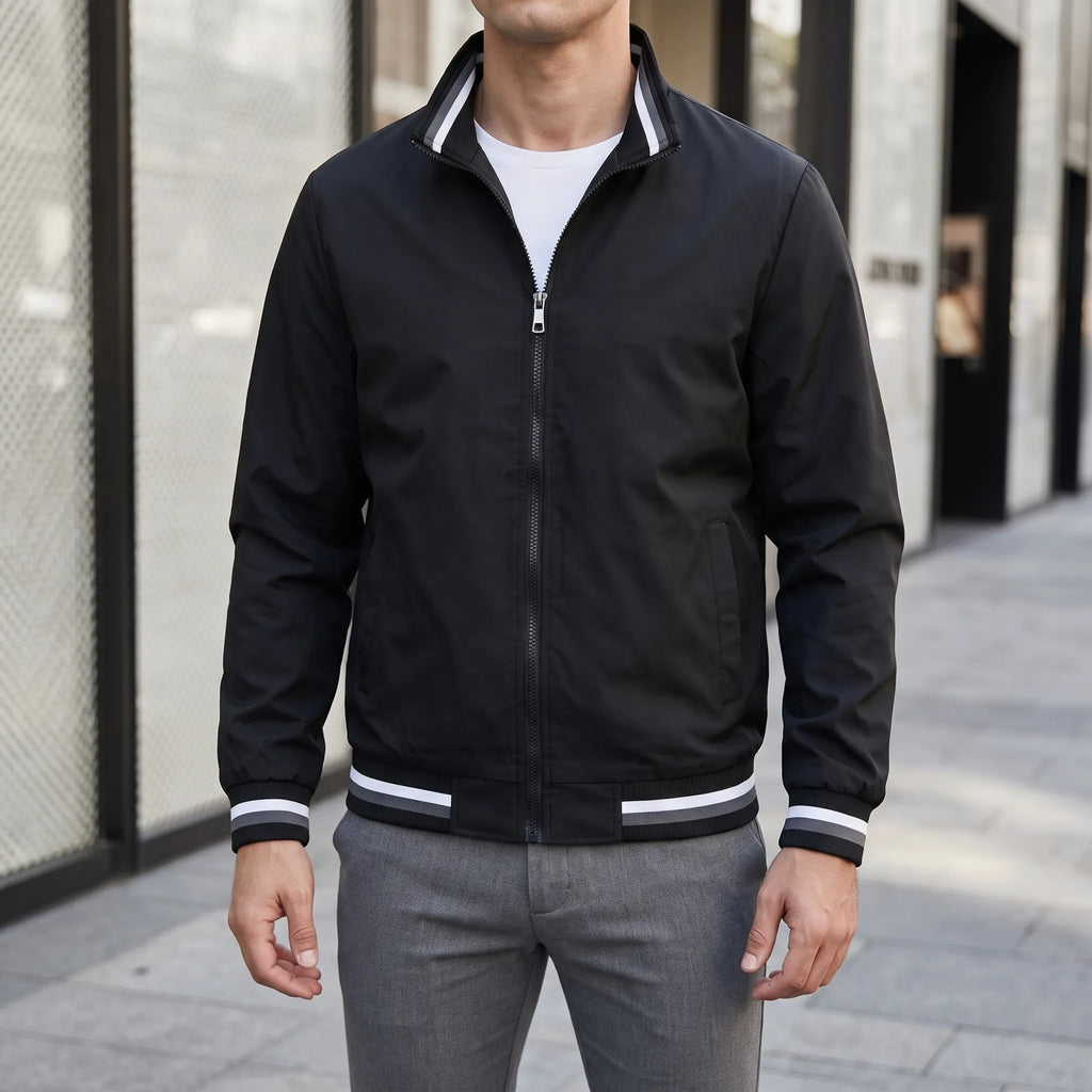 Bravion - Sportliche Übergangsjacke Mit Stehkragen Kühle Frühlings- Und Herbsttage Draußen