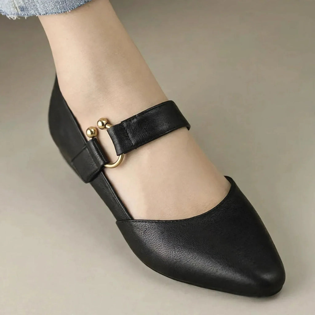 Calyra - Damen Slingback-Pumps Mit Blockabsatz Lockere Looks Mit Jeans Oder Einem Sommerkleid