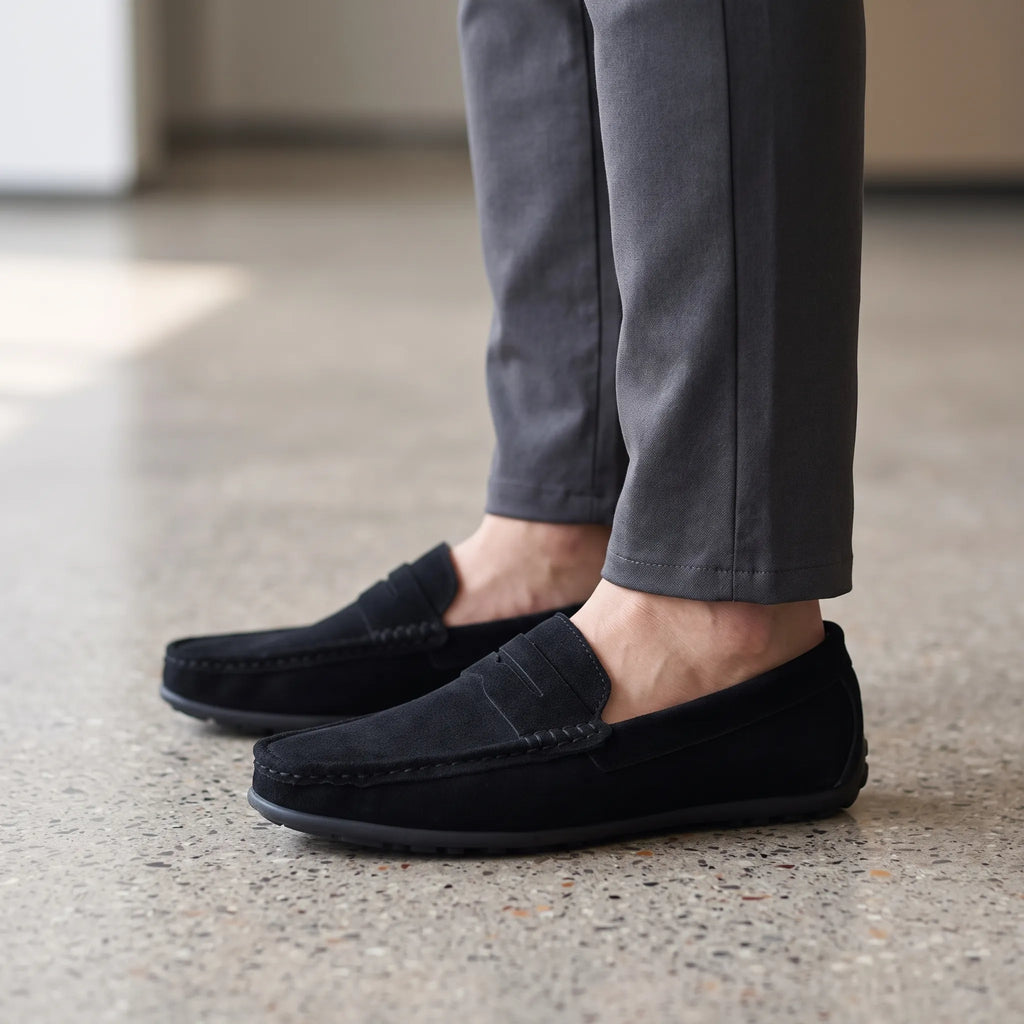 Dorvex - Klassischer Penny Loafer Mit Sattelriemen Business-Outfits Mit Einem Gepflegten Look
