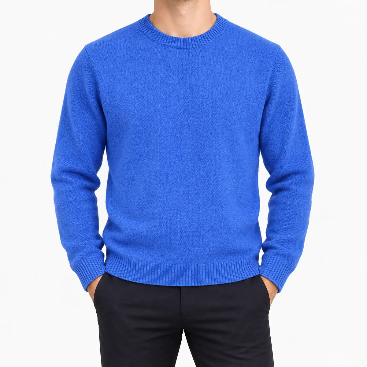 Hasslin - Weicher Strickpullover Mit Rundhalsausschnitt Für Kühlere Tage Im Alltag