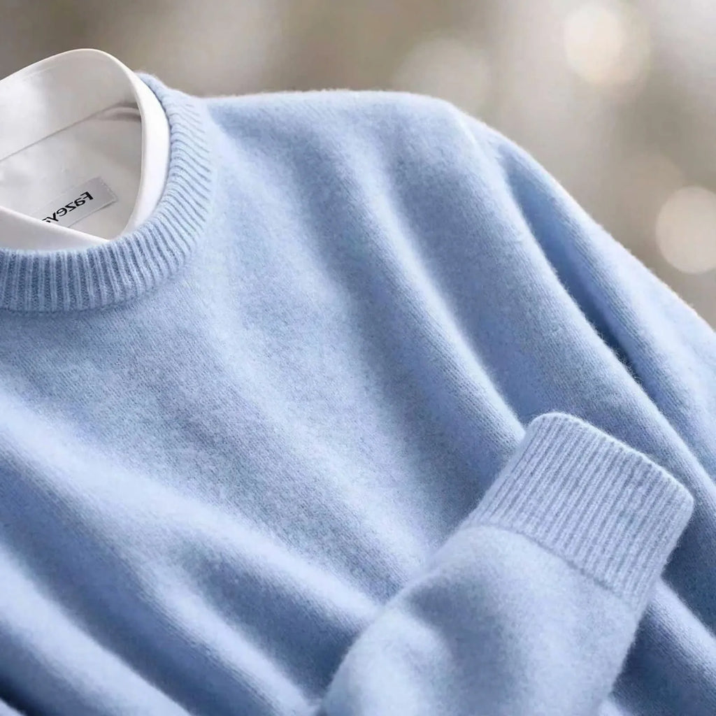 Hasslin - Weicher Strickpullover Mit Rundhalsausschnitt Für Kühlere Tage Im Alltag
