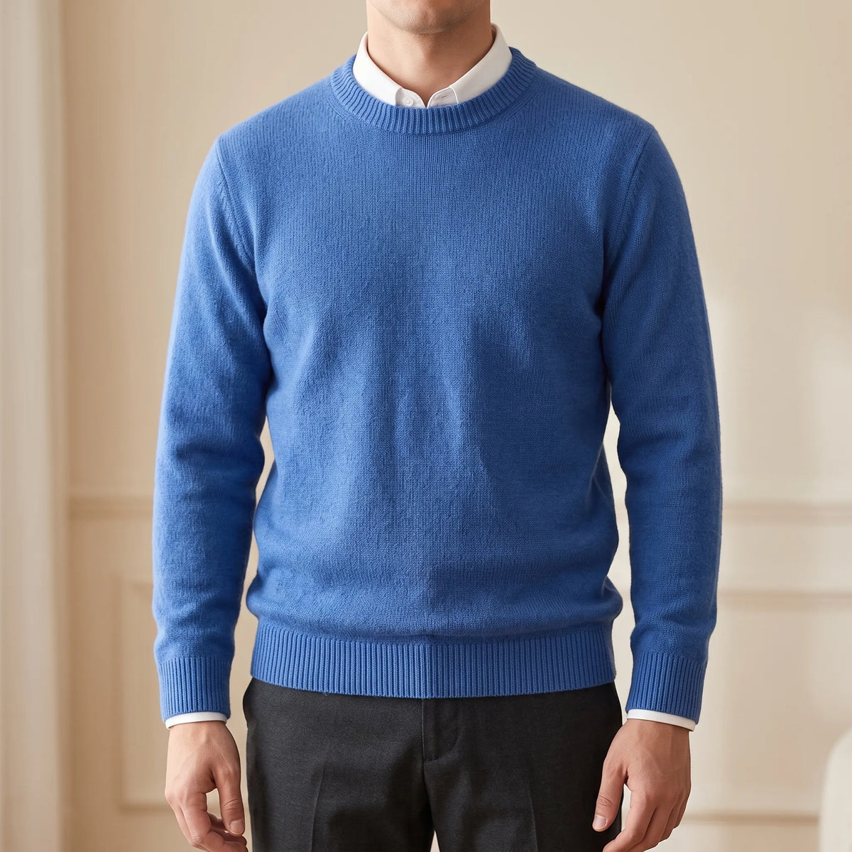 Hasslin - Weicher Strickpullover Mit Rundhalsausschnitt Für Kühlere Tage Im Alltag