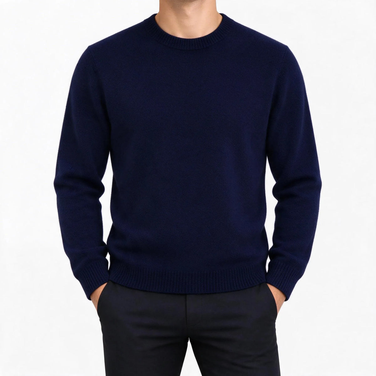 Hasslin - Weicher Strickpullover Mit Rundhalsausschnitt Für Kühlere Tage Im Alltag