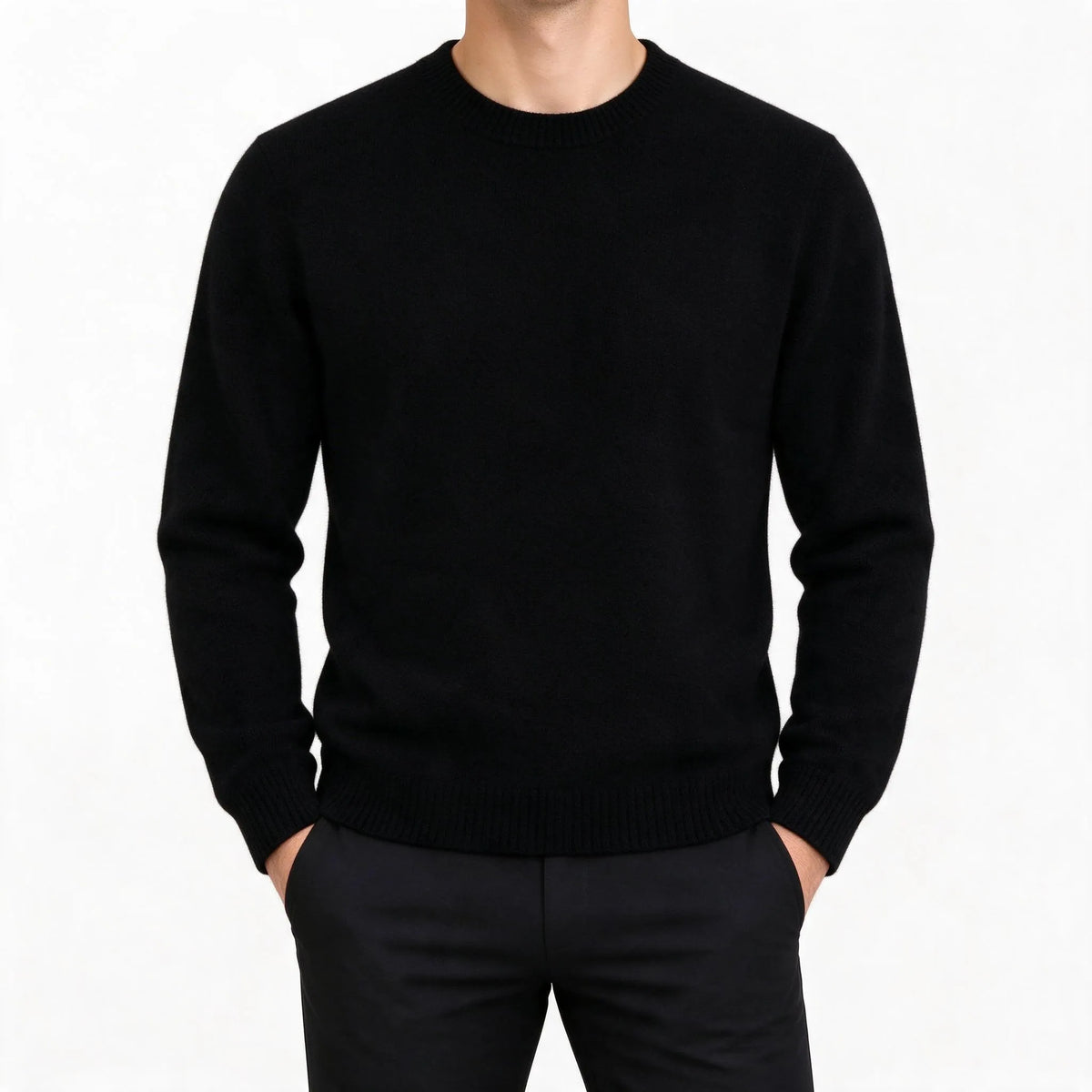 Hasslin - Weicher Strickpullover Mit Rundhalsausschnitt Für Kühlere Tage Im Alltag