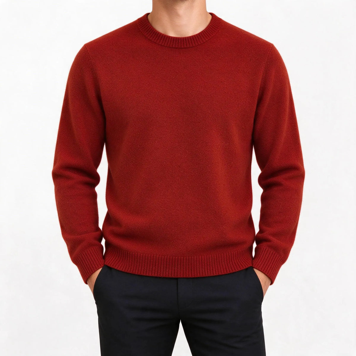 Hasslin - Weicher Strickpullover Mit Rundhalsausschnitt Für Kühlere Tage Im Alltag