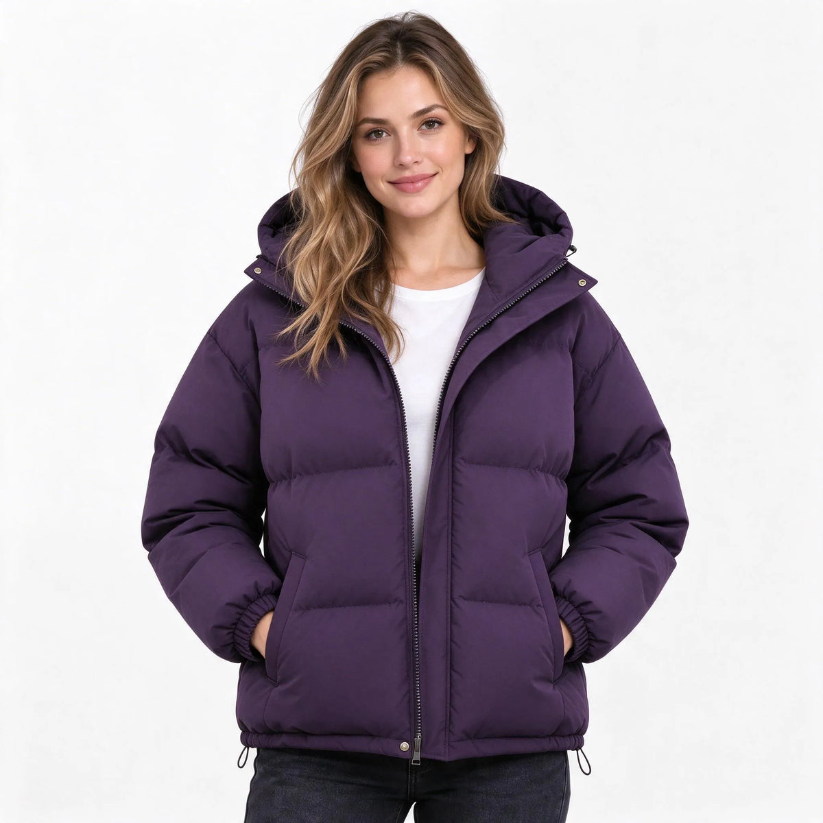Haylox - Gesteppte Winterjacke Mit Kapuze Spaziergänge Bei Kaltem Wetter