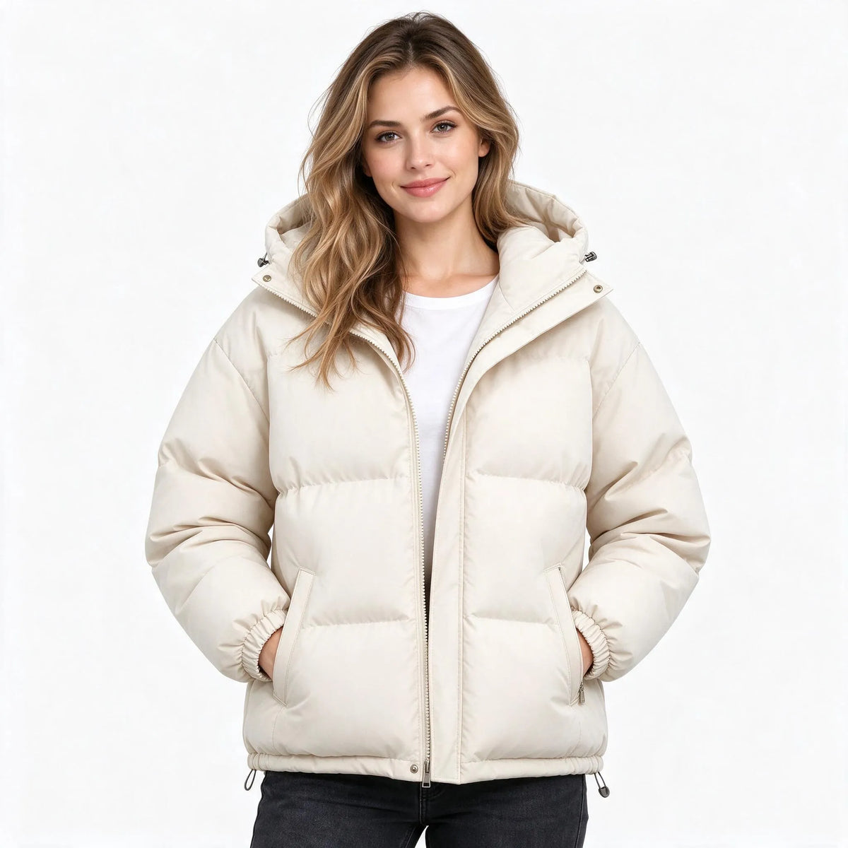 Haylox - Gesteppte Winterjacke Mit Kapuze Spaziergänge Bei Kaltem Wetter
