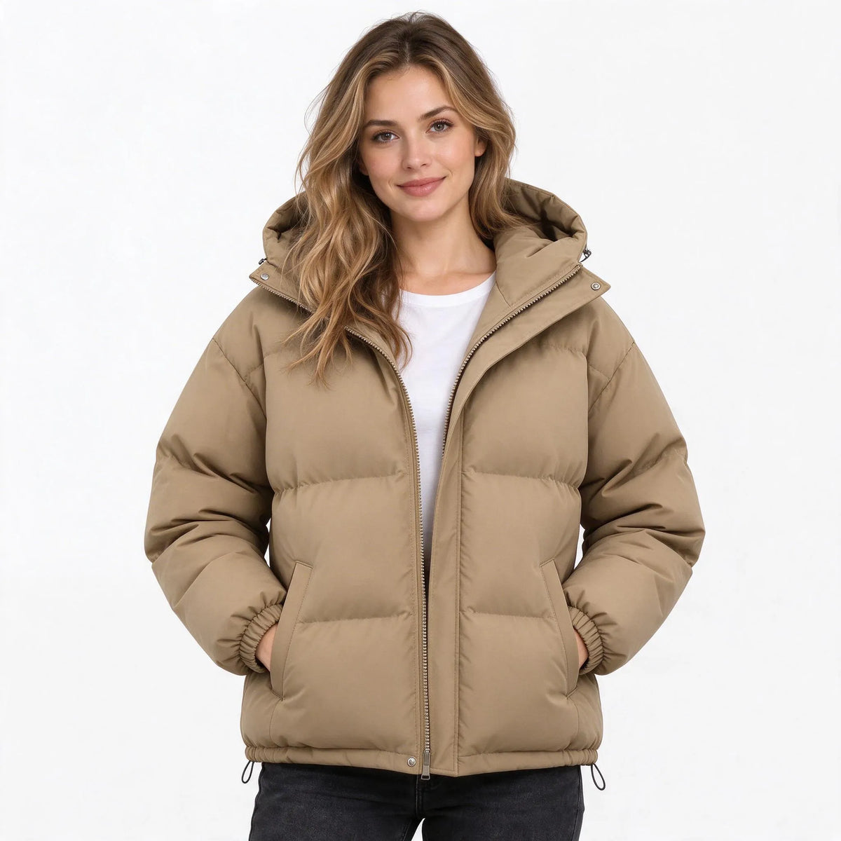 Haylox - Gesteppte Winterjacke Mit Kapuze Spaziergänge Bei Kaltem Wetter