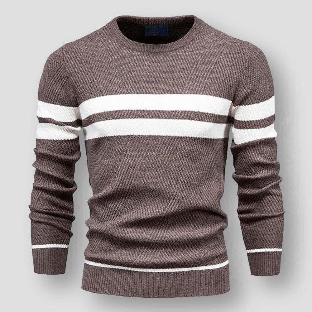 Striped knitted sweater - Neo