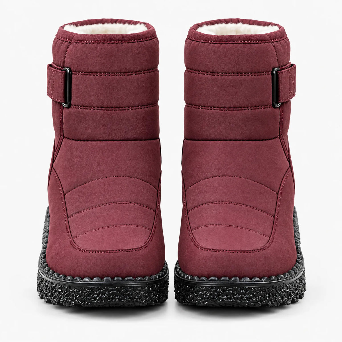 Stellow - Gefütterter Winterstiefel Mit Klettverschluss Spaziergänge Bei Kaltem Wetter