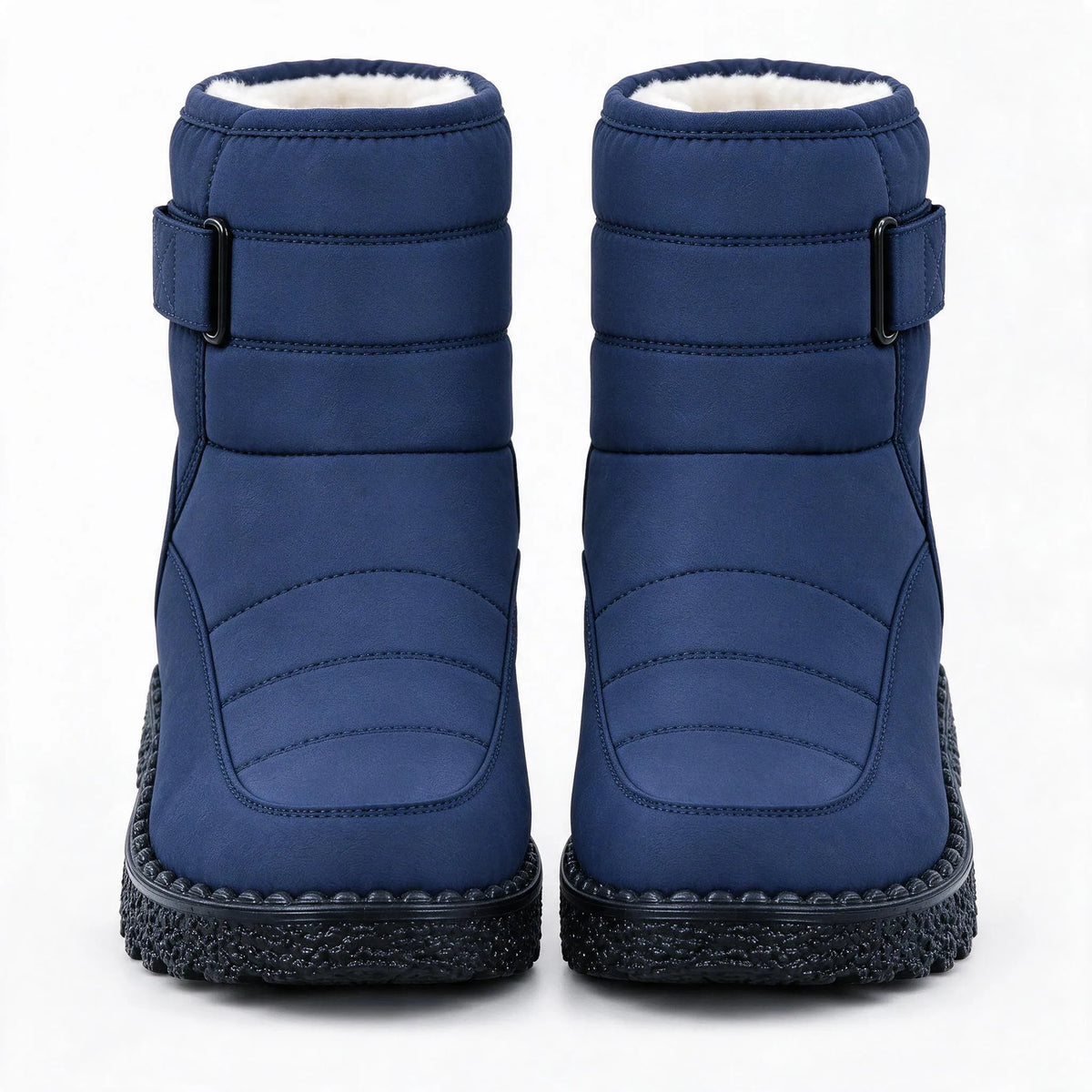 Stellow - Gefütterter Winterstiefel Mit Klettverschluss Spaziergänge Bei Kaltem Wetter