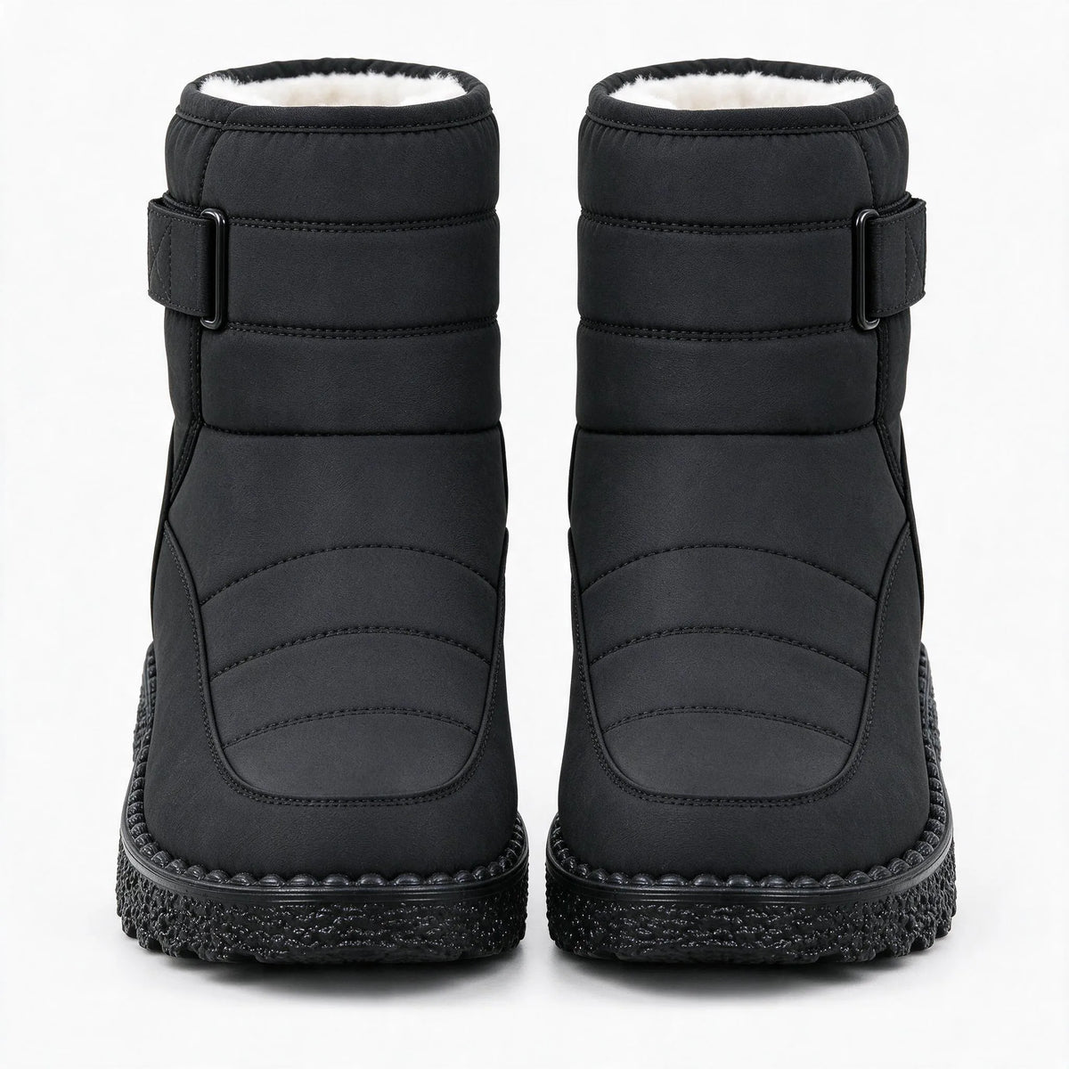 Stellow - Gefütterter Winterstiefel Mit Klettverschluss Spaziergänge Bei Kaltem Wetter