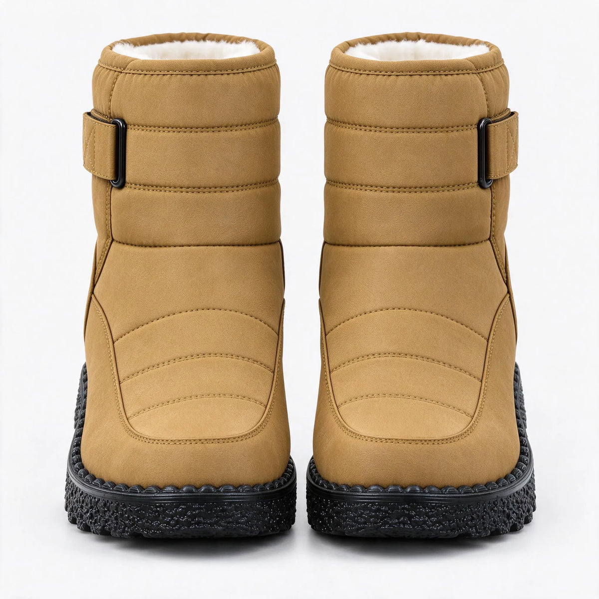 Stellow - Gefütterter Winterstiefel Mit Klettverschluss Spaziergänge Bei Kaltem Wetter