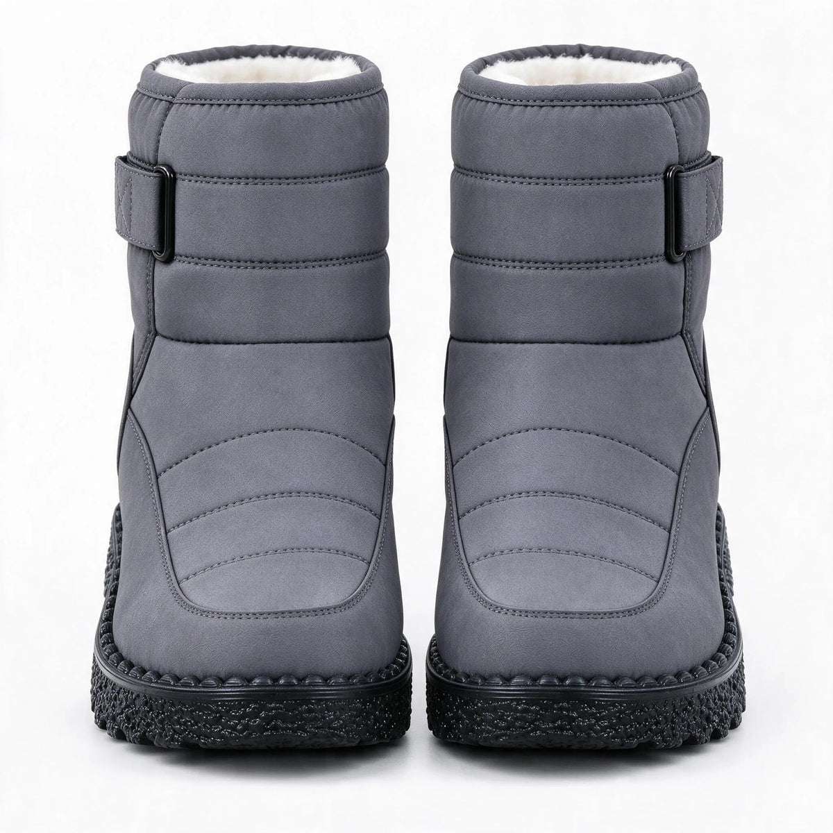 Stellow - Gefütterter Winterstiefel Mit Klettverschluss Spaziergänge Bei Kaltem Wetter