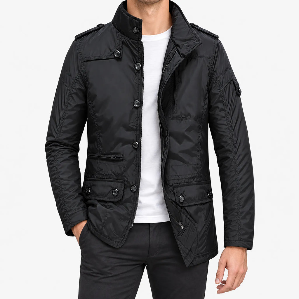 Tundrix - Herren Winterjacke Mit Stehkragen Für Kalte Tage Draußen, Zum Beispiel Beim Spaziergang Oder Auf Dem Weg Zur Arbeit