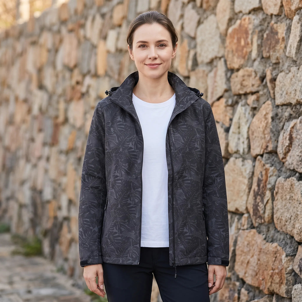 Zentrio - Leichte Regenjacke Für Damen Mit Kapuze Wanderungen, Wenn Das Wetter Schnell Umschlägt