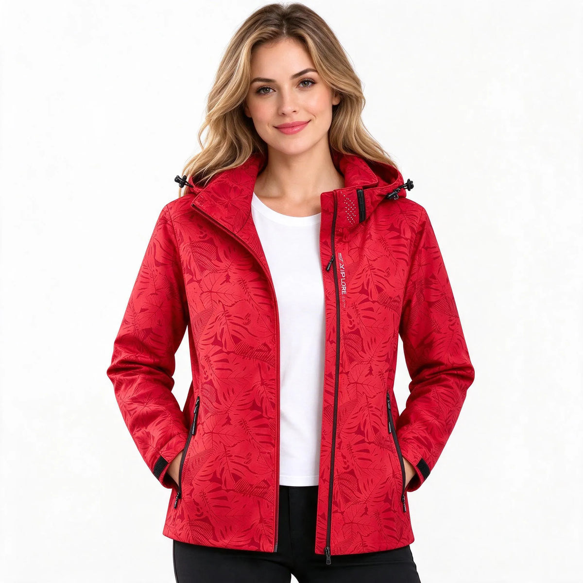 Zentrio - Leichte Regenjacke Für Damen Mit Kapuze Wanderungen, Wenn Das Wetter Schnell Umschlägt